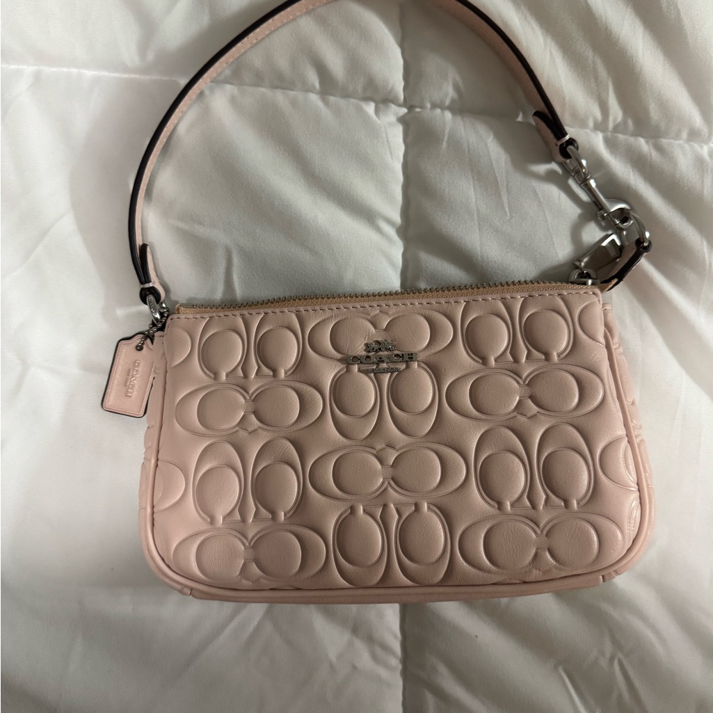 Coach Pink Signature Nolita 19 Purse
